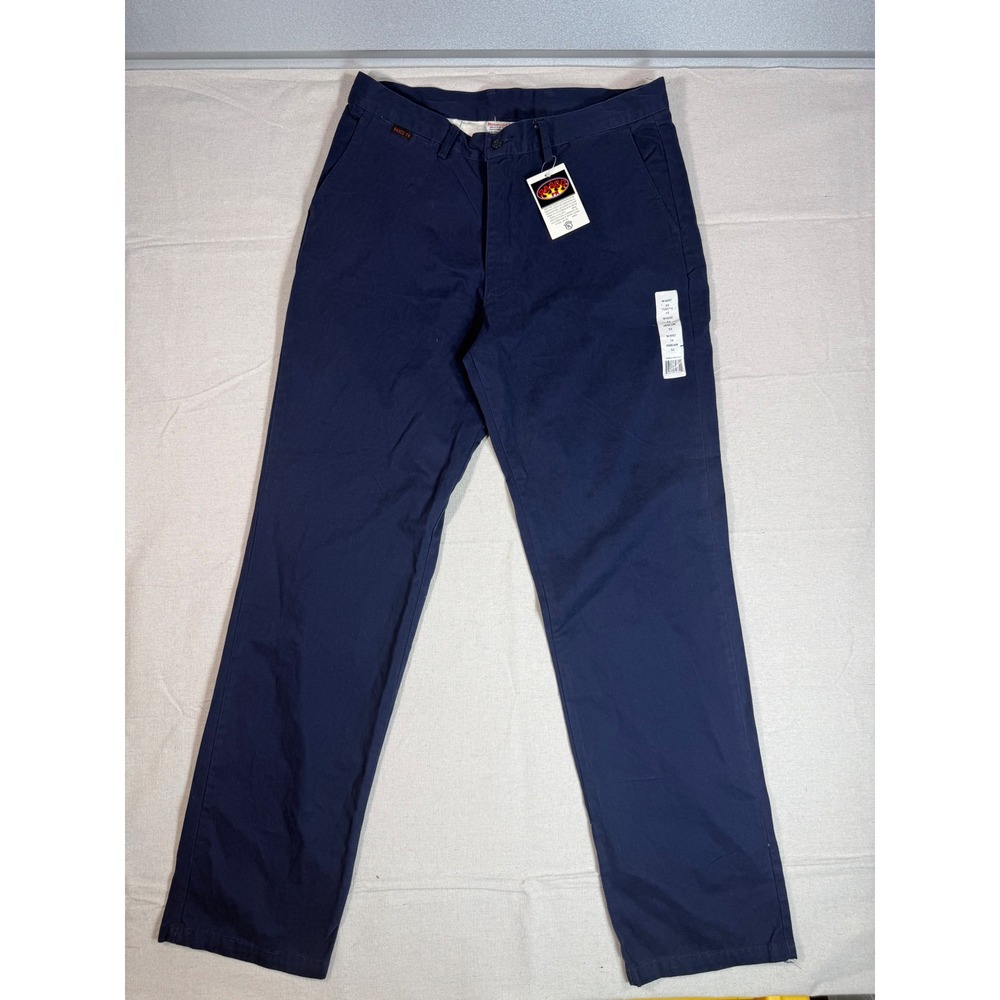 Rasco FR Mens Navy Blue Flame Resistant Dress Pants NFPA 2112 34x32 NPF751